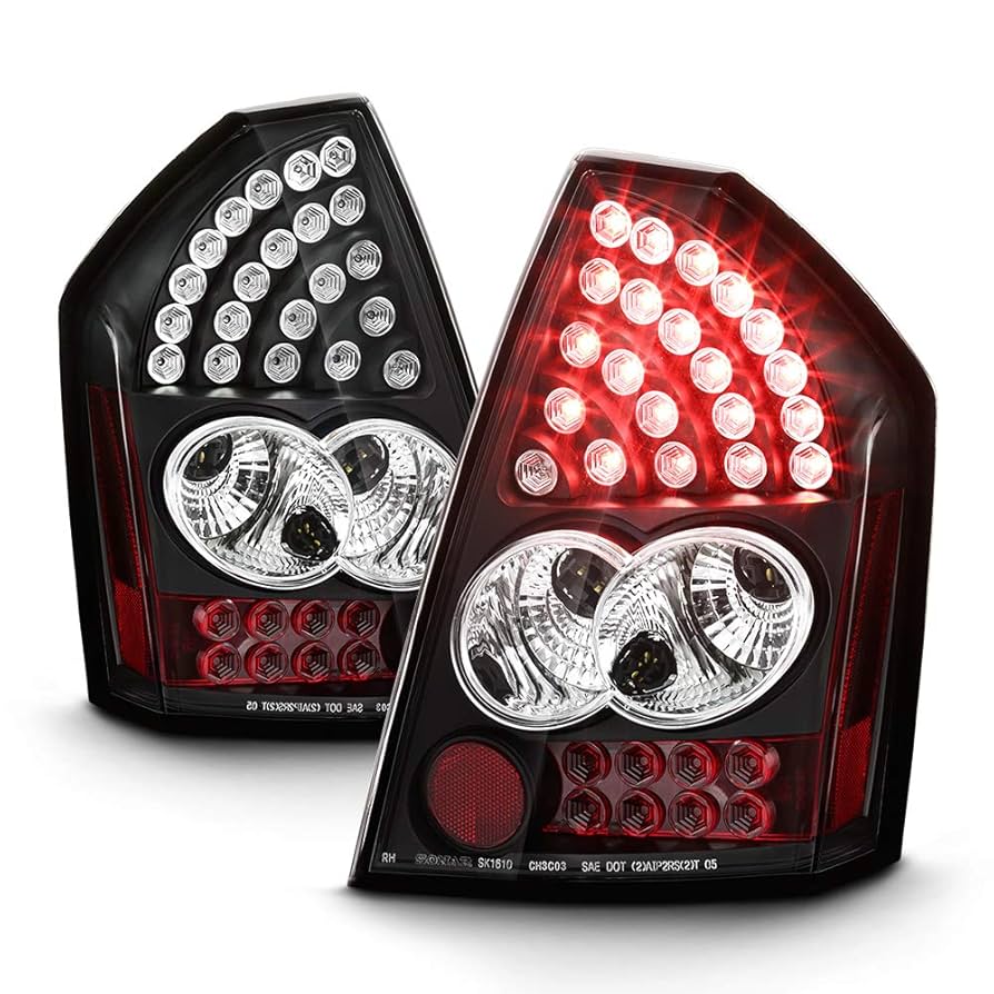 クライスラー300C LEDテール クライスラー 300 300C 前期 オールスモーク リア フル LED